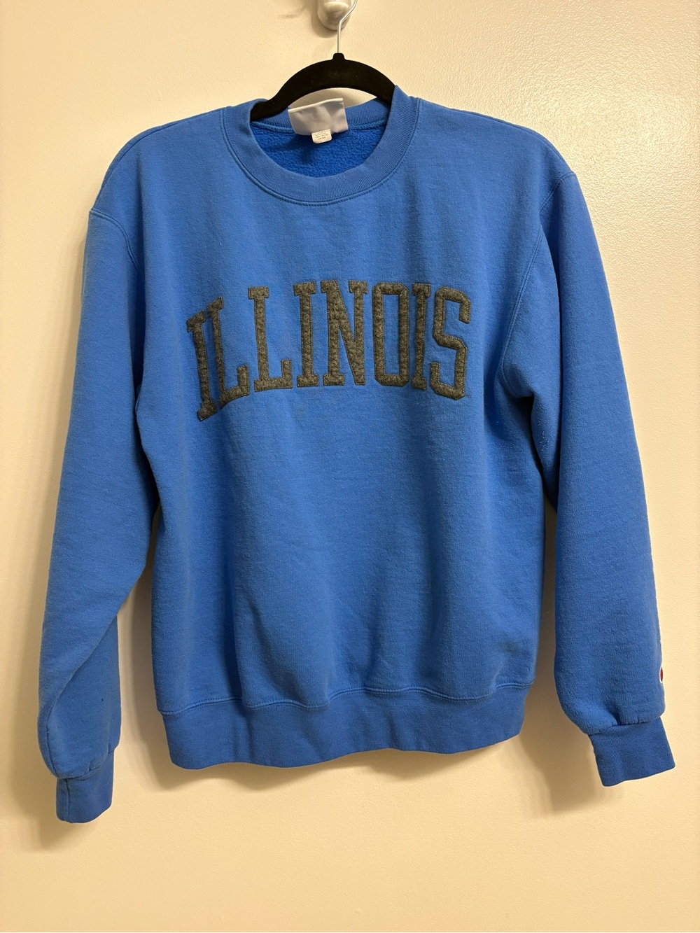 Champion Blue 'Illinois' Crewneck Sweatshirt Women’s M